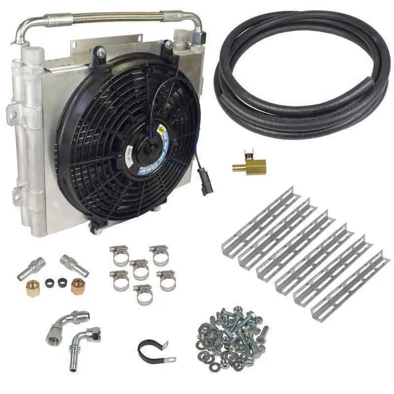 BD Diesel Xtrude Double Stacked Transmission Cooler Kit - Universial 1/2in Tubing 1030606-ds-12