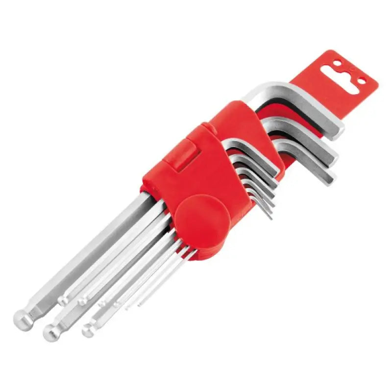 BikeMaster 9-pc Ball End Short Wrench Set - Metric - 151580 bkm151580