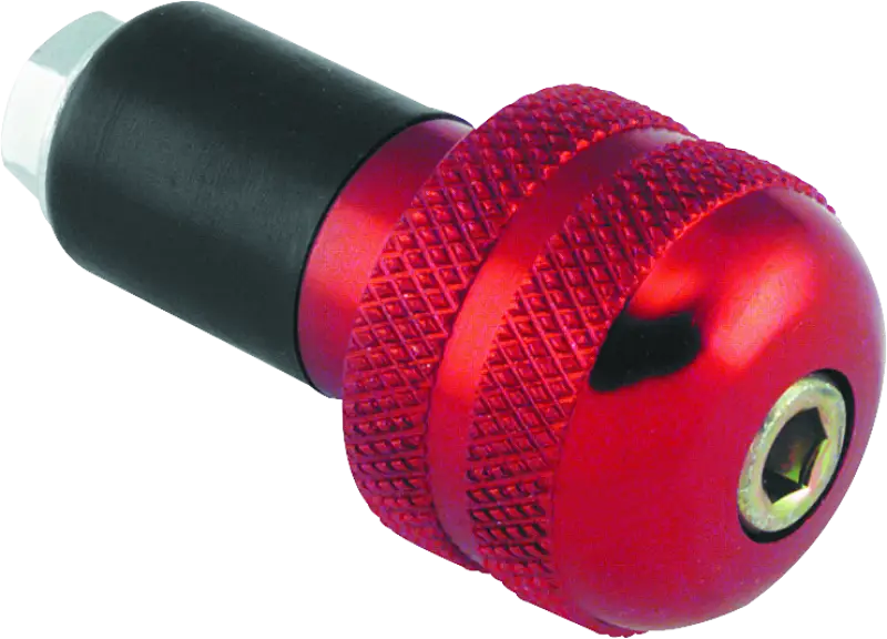 BikeMaster Anti Vibration Bar Ends - Red - 266006 bkm266006