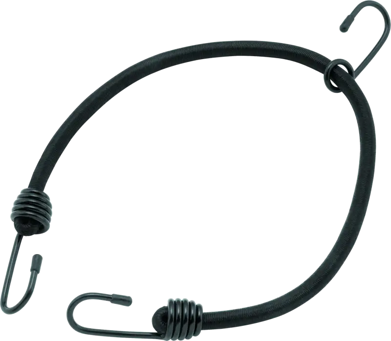 BikeMaster Bungee 24in Heavy Duty 3 Hook Black - 100134 bkm100134