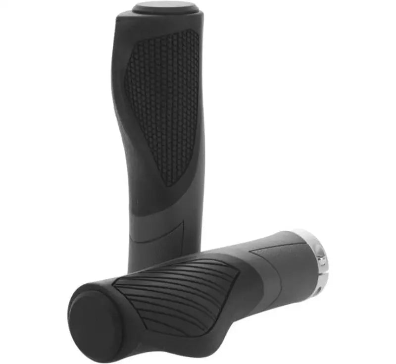 BikeMaster Lock-On Ergo Grips - Black/Grey - 102197 bkm102197