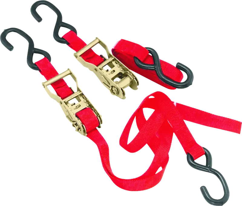 BikeMaster Tiedown 1in Rachet - Red - 100522 bkm100522