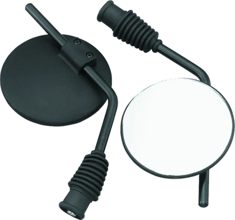 BikeMaster Universal Enduro Mirror Yamaha 10mm - Each - Black - 601118 bkm601118