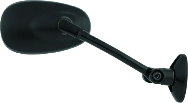 BikeMaster Universal Oval Fairing Mount Mirror 7-1/4in Stem - Each - Black - 601150 bkm601150