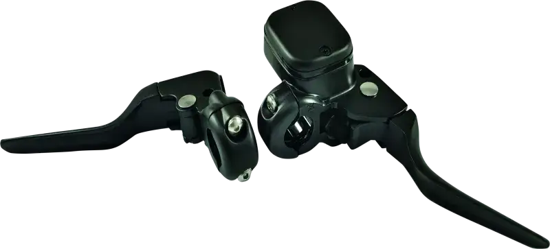 Bikers Choice Black 11/16 Bore Custom Handlebar Control Kit 1 Inch Bar Cable Clutch No Switches bkc482708