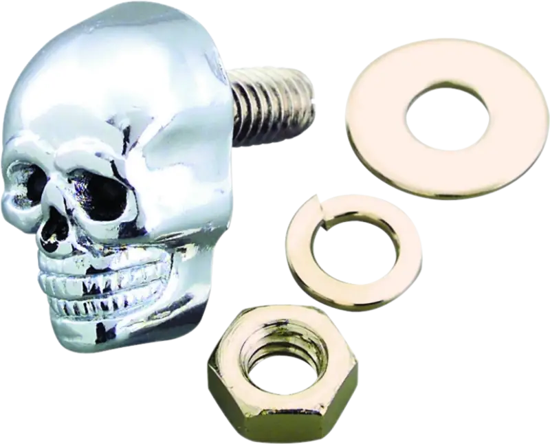 Bikers Choice Chrome Skull Kromets - 491374 bkc491374