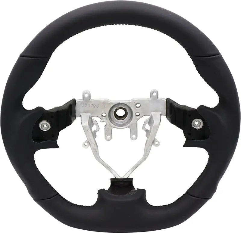 BLOX Racing 08-14 Subaru Leather Steering Wheel Black Stitching blobxsw-50000-b