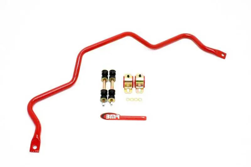 BMR 82-02 3rd Gen F-Body Rear Hollow 25mm Sway Bar Kit w/ Bushings - Red sb003r