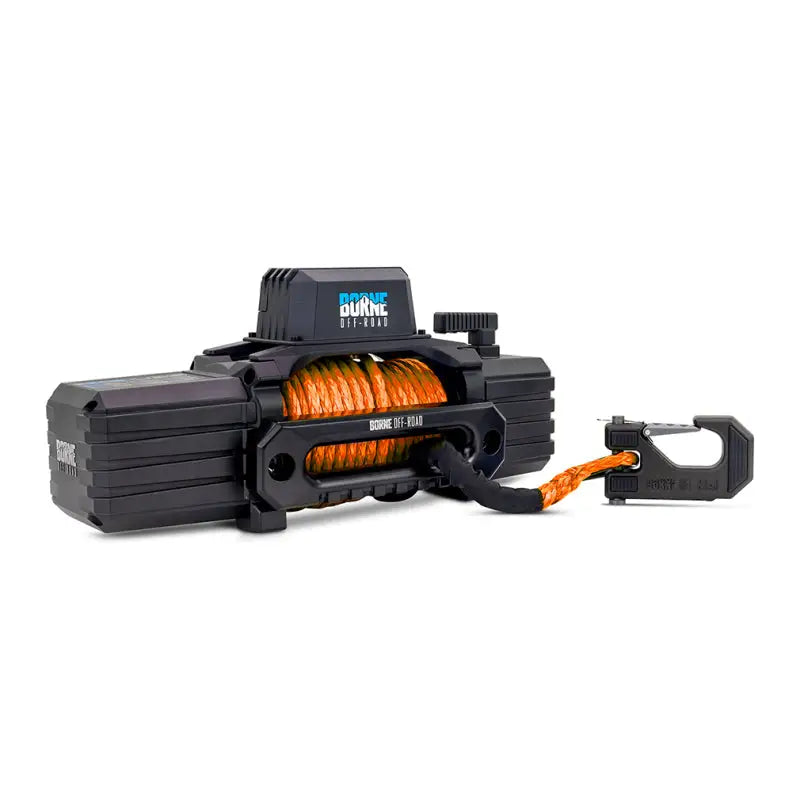 Borne Off-Road 10K Winch - Orange Synthetic Rope brnbnwn-10-sor
