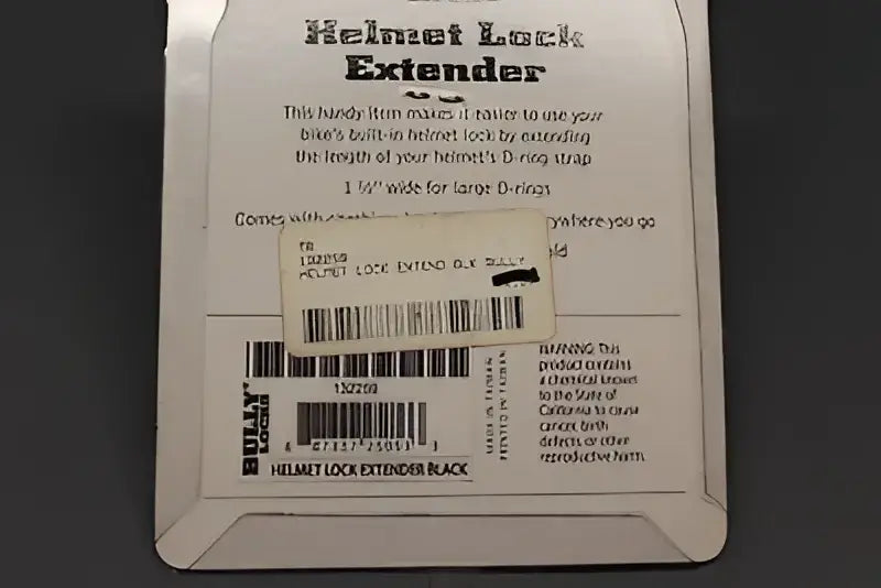 Bully Lock Helmet Extend - Black - 132259 bkm132259