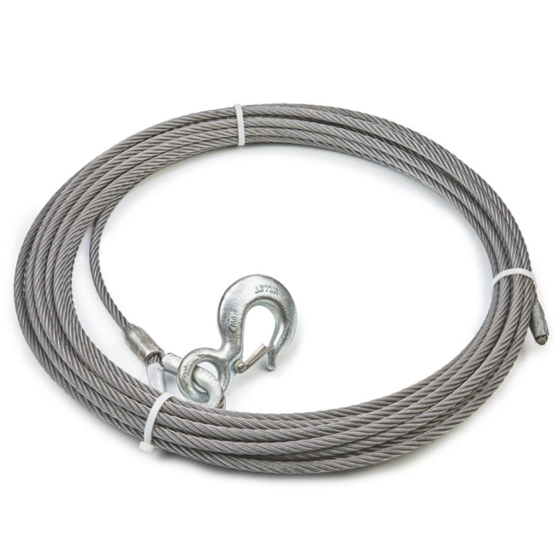 Warn Winch Cable & Hook 7/16 Inch Diameter X 75 Foot Length 20,400 lb Model 23677