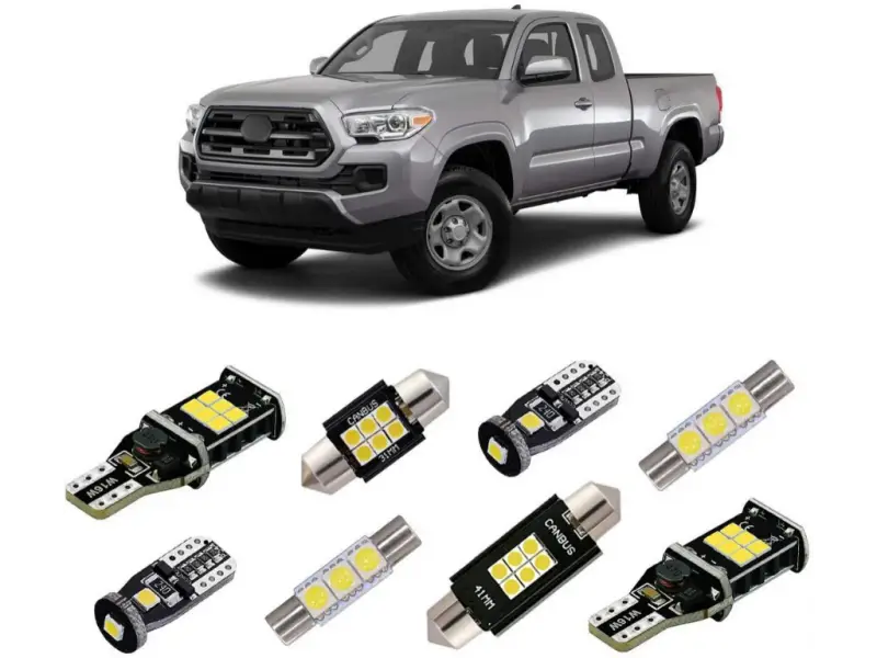 Cali Raised 2016-2023 Toyota Tacoma 9-Piece Interior Led Light Kit calcr2409