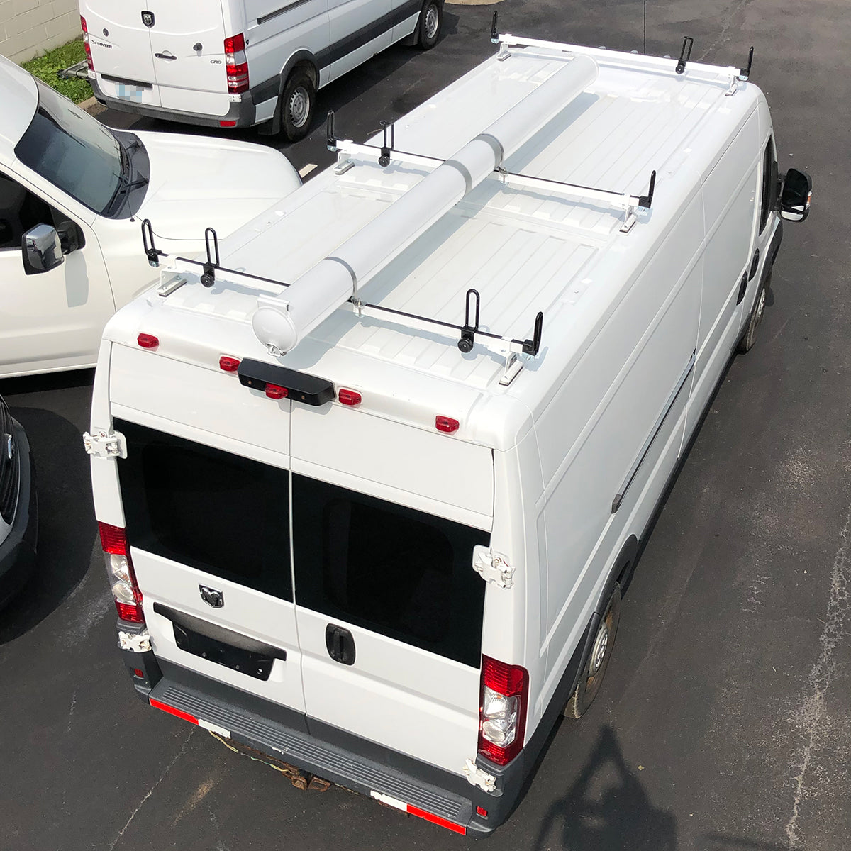 Vantech White 6"x 128" Conduit Carrier for H1-Series Model CC-104W