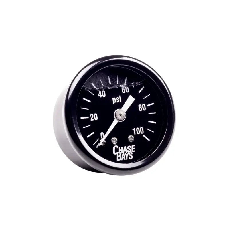 Chase Bays Liquid Filled 0-100psi Fuel Pressure Gauge chbcb-u-fprg