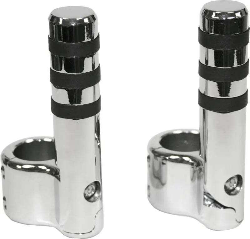Clamp On Pegs Chr W/ Wide O Ring For 1 1/2" Bar wps-830-6000