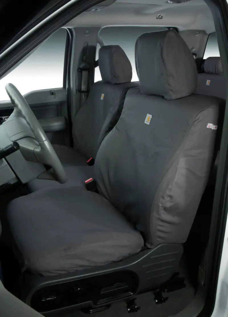 Covercraft 19-24 Ford F-250 Carhartt SeatSaver Custom Second Row Seat Covers - Gravel cvrssc8497cagy