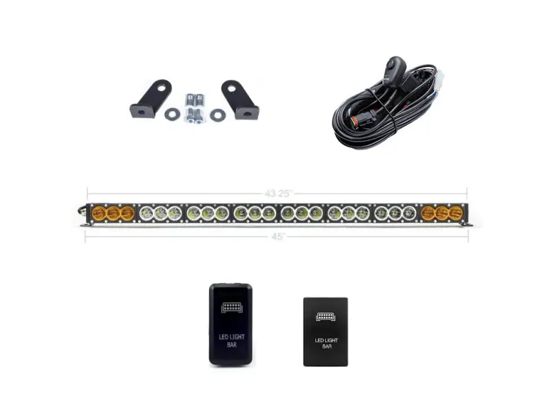 CR2711 Cali Raised Dual Function Amber/White Led Light crlcr2711