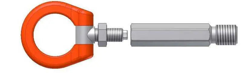 Cusco Tow Hook Swivel Joint Front Mitsubishi Lancer Evo X (not compatible with USDM Vechicles) 566-017-f
