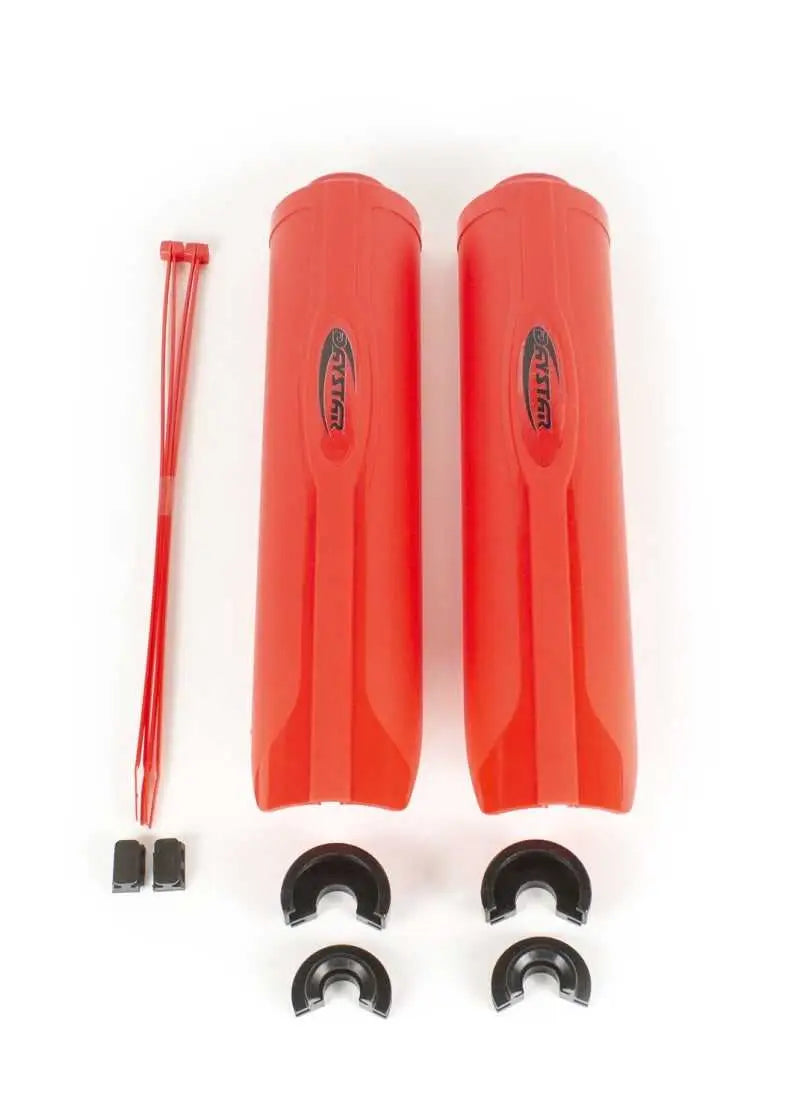 Daystar Red 2.0 Shock Guards with Zip Ties for/Fox/Bilstein Shocks - Pair ku20032re