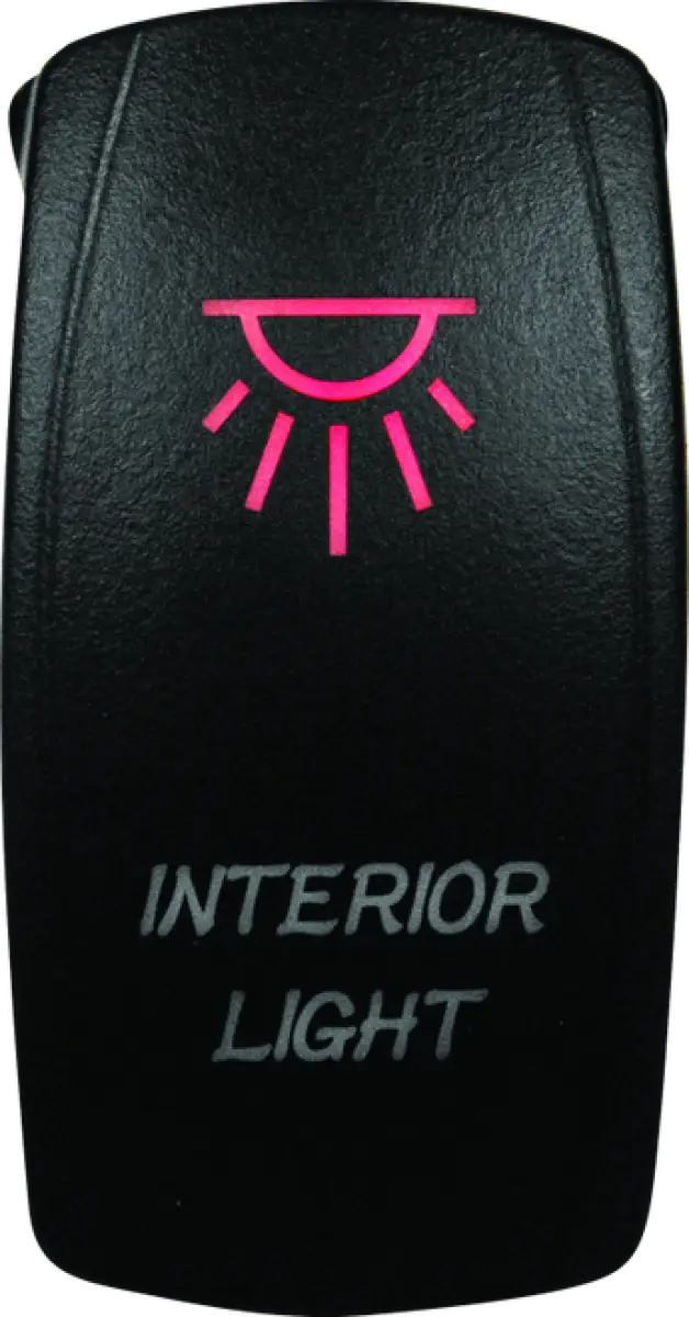 DragonFire Racing Lighted Switch On/Off Red - 521378 dfr521378