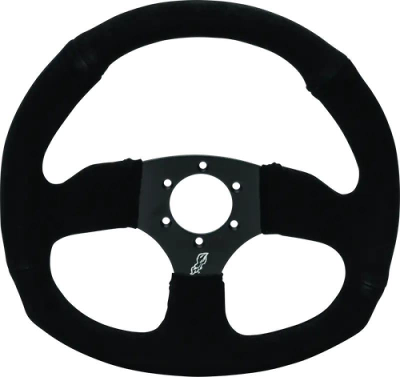 DragonFire Racing Steering Wheels - D-shaped- Suede- Iron Series- 0in offset - 522342 dfr522342