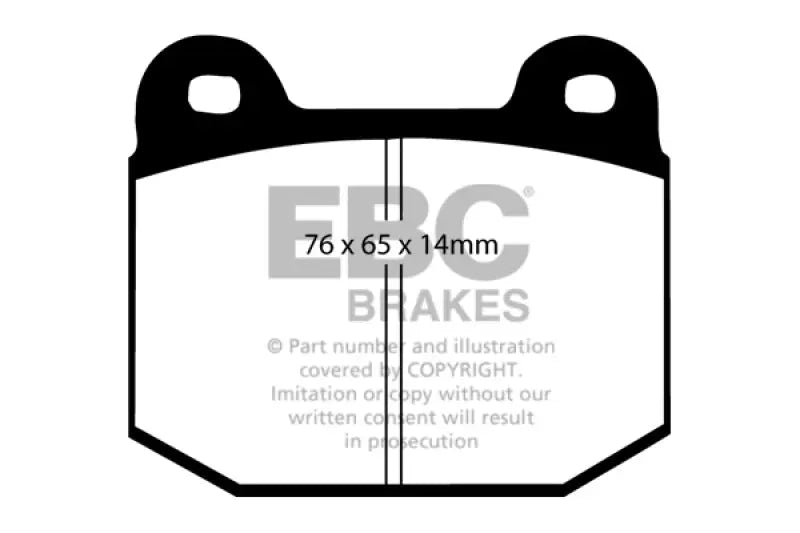 EBC 03-04 Infiniti G35 3.5 (Manual) (Brembo) Ultimax2 Rear Brake Pads ebcud961