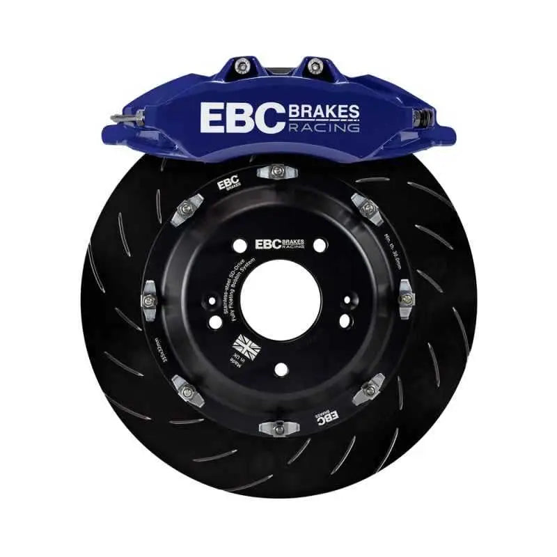 EBC Racing 2019+ BMW M235i (F44) Blue 6 Piston Apollo Calipers 355mm Rotors Front Big Brake Kit bbk039blu-1