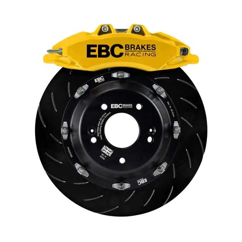 EBC Racing 2019+ BMW M235i (F44) Yellow 6 Piston Apollo Calipers 355mm Rotors Front Big Brake Kit bbk039yel-1