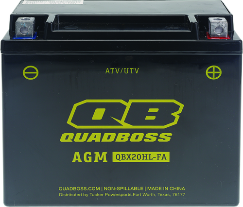 QuadBoss 13-16 Arctic Cat 450 Maintenance-Free AGM Battery - 401385 qbs401385