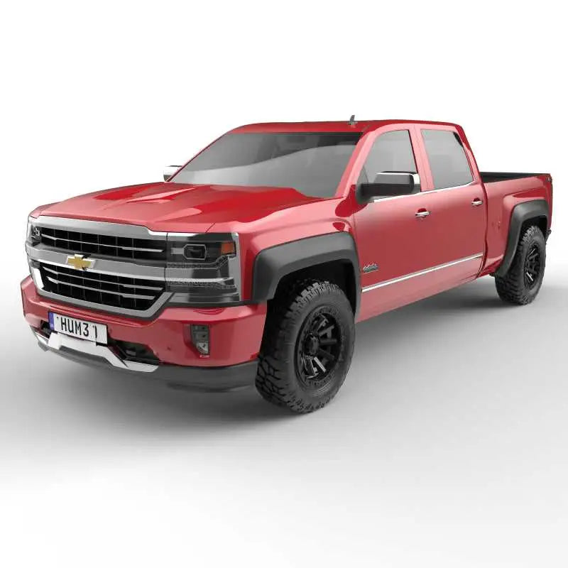 EGR 14-18 Chevrolet Silverado 1500 Baseline Standard Style Fender Flares Set Of 4 blf2009