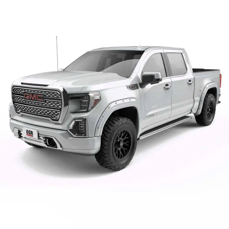 EGR 19-23 Gmc Sierra 1500 Summit Traditional Bolt-On Look Fender Flares White Set Of 4 791794-gaz