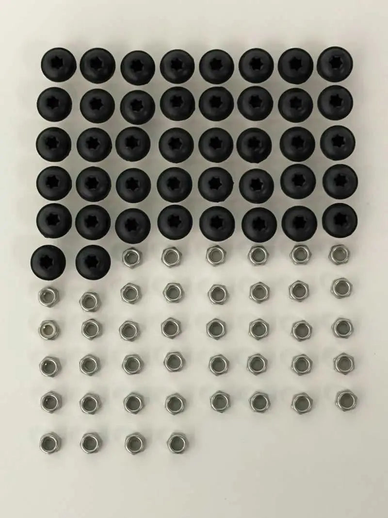 EGR Black Stainless Steel Powdercoated Bolt Kit kitusa0012-1