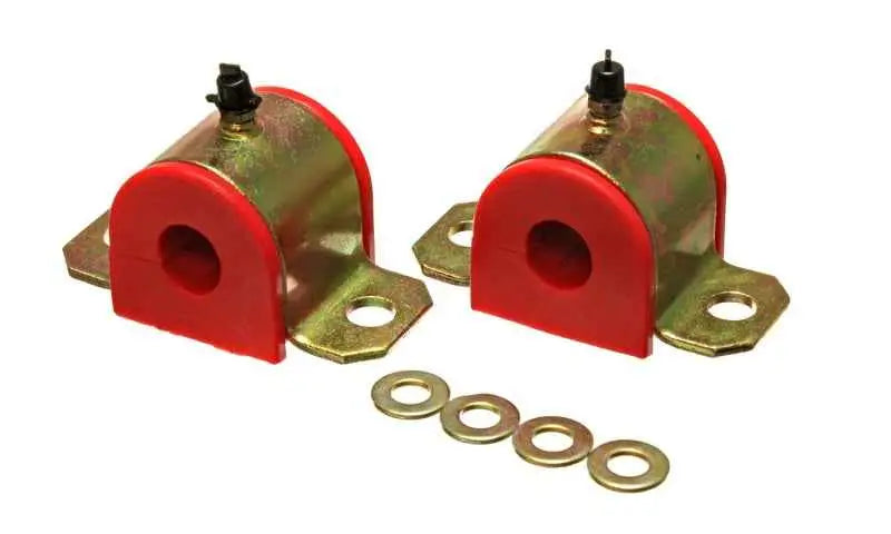Energy Suspension 00-05 Toyota Celica Red 17.5mm Rear Sway Bar Frame Bushings (Greaseable Frame Bush 8-5125r