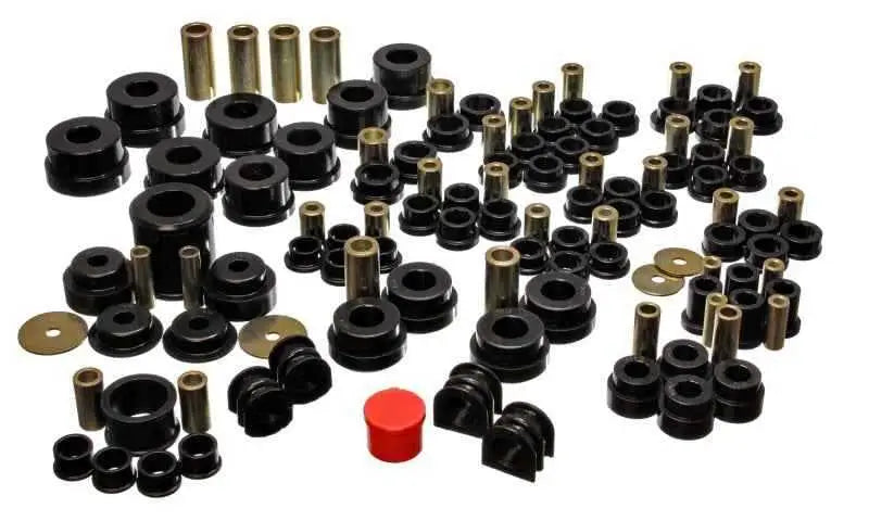Energy Suspension 02-09 Nissan 350Z / 03-07 Infinity G35 Coupe Black Hyper-Flex Master Bushing Set 7-18108g