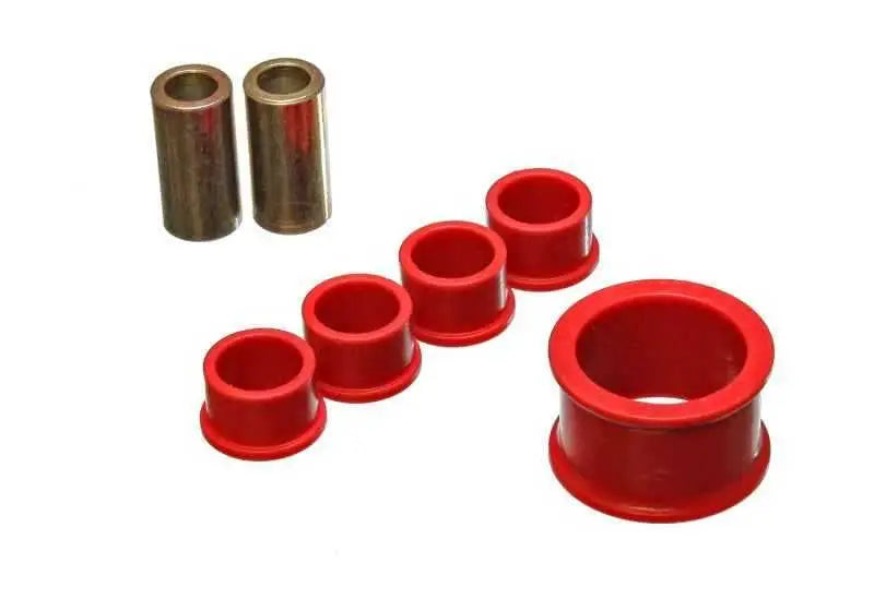 Energy Suspension 02-09 Nissan 350Z / 03-07 Infinity G35 Coupe Red Rack and Pinion Bushing Set 7-10105r