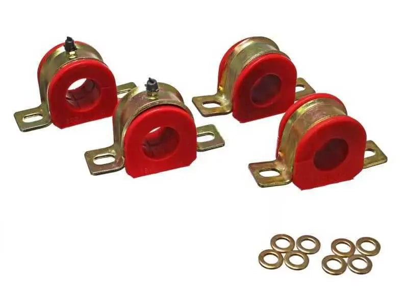Energy Suspension 1-1/4in Gm Greaseable S/B Set - Red 3-5177r