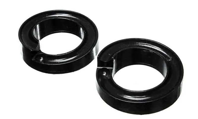 Energy Suspension 2005-07 Ford F-250/F-350 SD 2/4WD Front Coil Spring Isolator Set - Black 4-6111g
