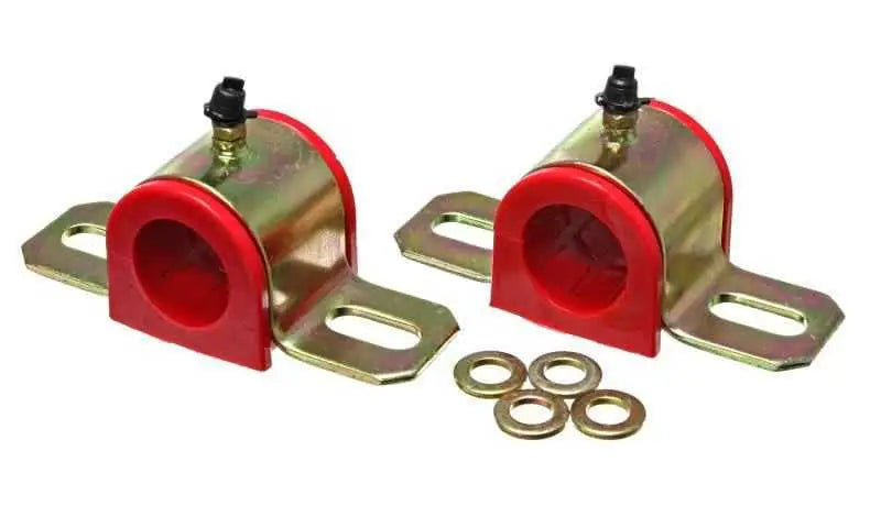 Energy Suspension 32Mm Greaseable S/B Set - Red 9-5166r