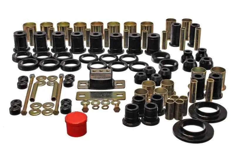 Energy Suspension 78-87 Oldsmobile Cutlass/442/F-85/Europa Black Hyper-flex Master Bushing Set 3-18110g