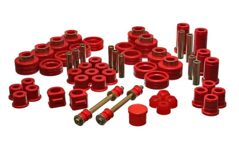 Energy Suspension 88-98 Chevy/GMC 4WD Red Hyper-flex Master Bushing Set 3-18101r