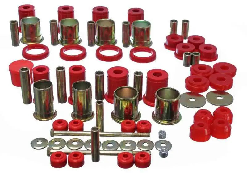 Energy Suspension 89-92 Chevrolet Camaro Red Hyper-flex Master Bushing Set 3-18131r