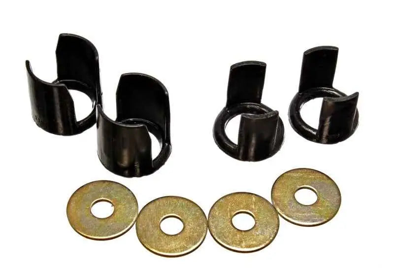 Energy Suspension 89-94 Nissan 240SX (S13) Black Rear Subframe Insert Set - a supplement to the subf 7-1113g