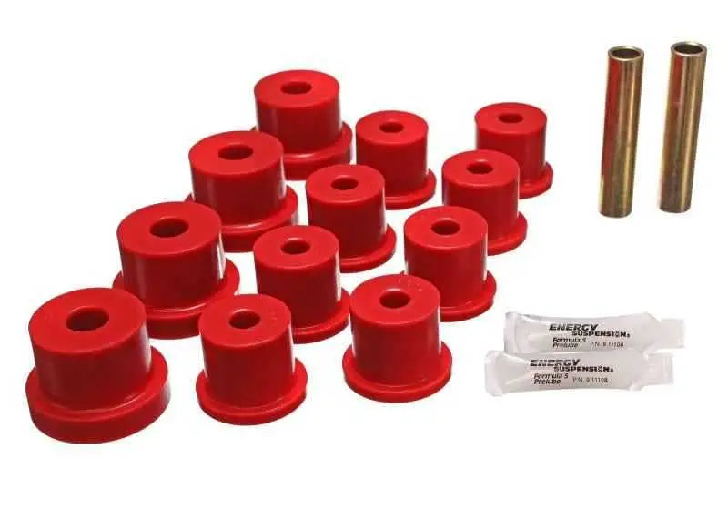 Energy Suspension Nova Mono Leaf Spring Bushings - Red 3-2122r