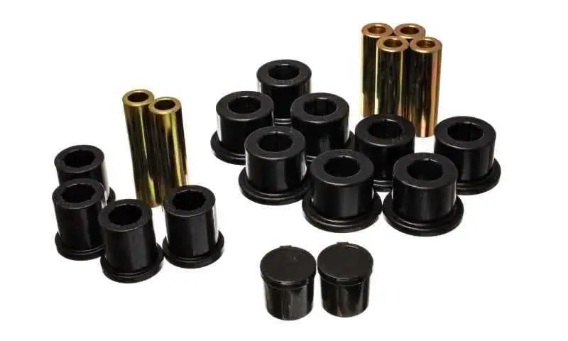Energy Suspension Rear Spring Bushing Set - Black 5-2118g