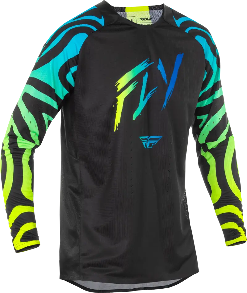Evolution Dst Zen Jersey Black/Blue/Hi Vis Lg 378-124l