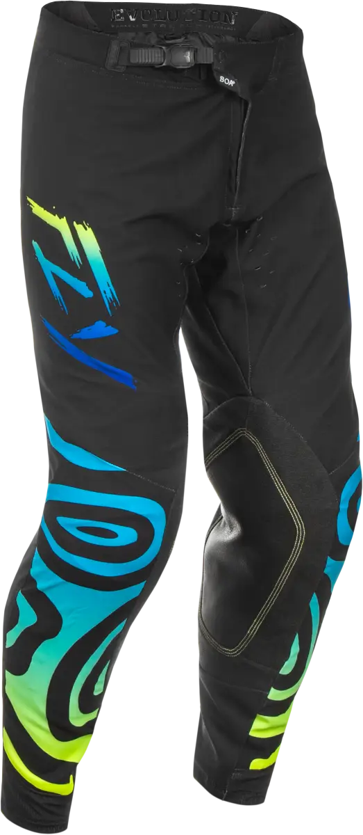 Evolution Dst Zen Pants Black/Blue/Hi Vis Sz 36 378-13436