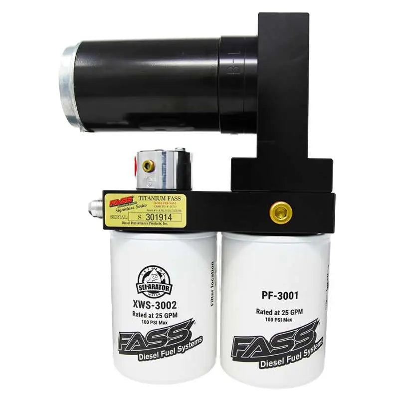 FASS 01-16 GM 2500/3500 Duramax 250gph/8-10psi Titanium Series Fuel Air Separation System tsc10250g