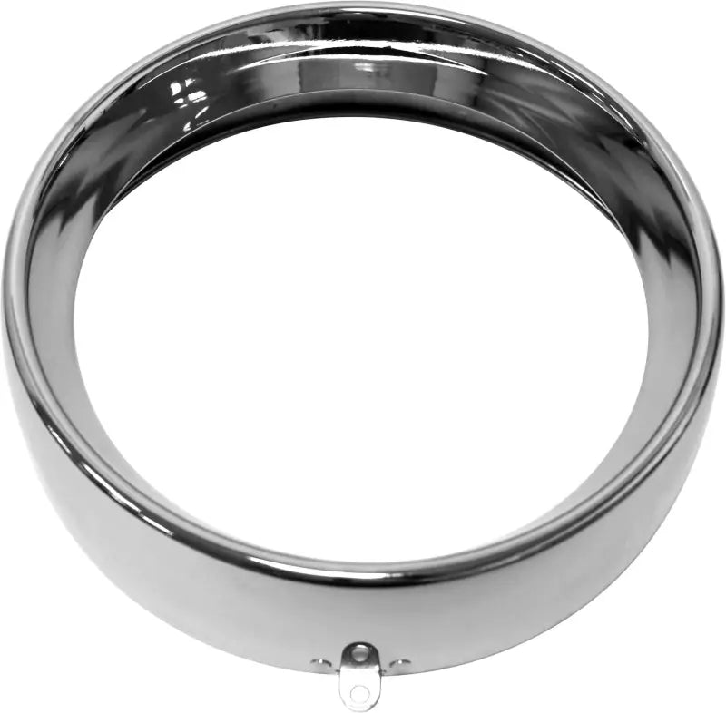 Frenched Headlight Trim Ring Chrome 7 Tab Style wps-820-0326