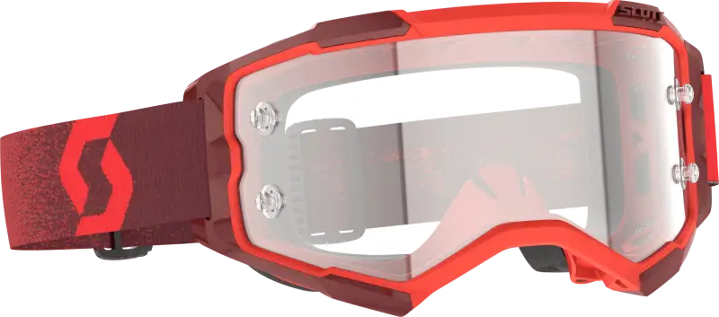 Fury Goggle Red Clear Works 51-5636