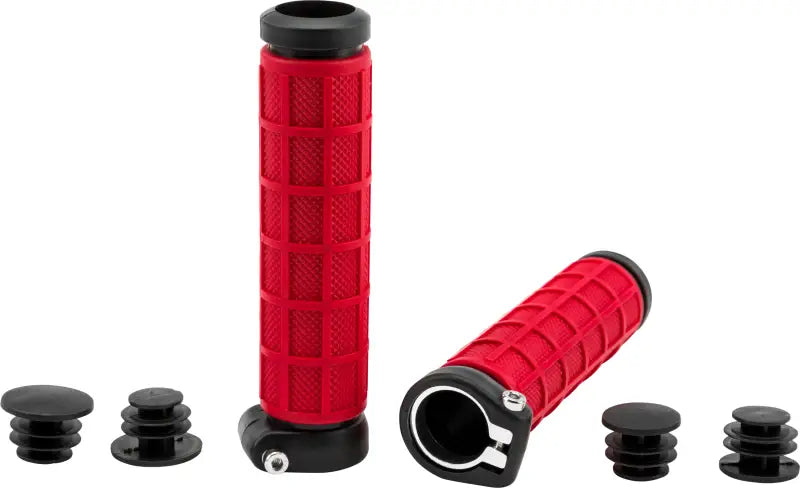 Grip Lock Grips Red/Black wps-24-1173